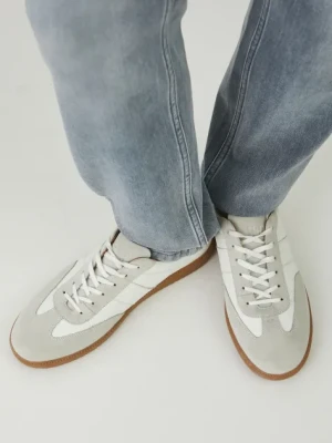 Medicine sneakersy skórzane męskie kolor biały
