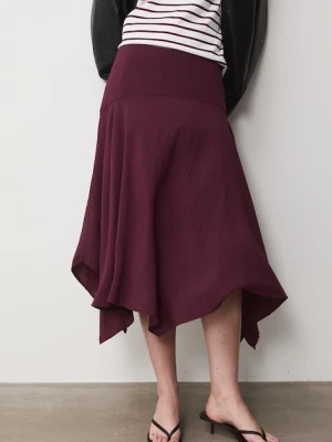 Medicine spódnica asymetryczna z modalem