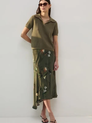 Medicine spódnica asymetryczna z wiskozy