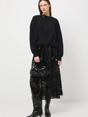 Medicine spódnica kolor czarny maxi rozkloszowana