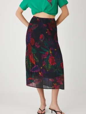 Medicine spódnica kolor multicolor maxi prosta
