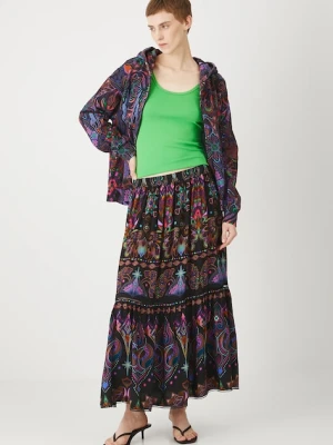 Medicine spódnica kolor multicolor maxi rozkloszowana