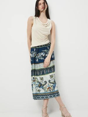 Medicine spódnica kolor multicolor maxi rozkloszowana