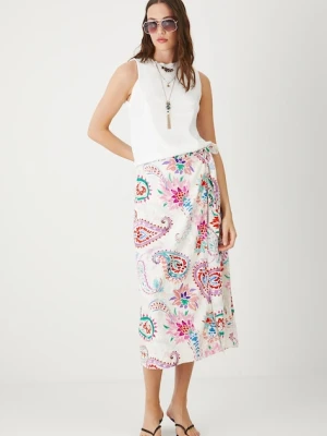 Medicine spódnica kolor multicolor midi rozkloszowana