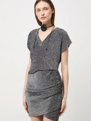 Medicine spódnica kolor szary mini ołówkowa