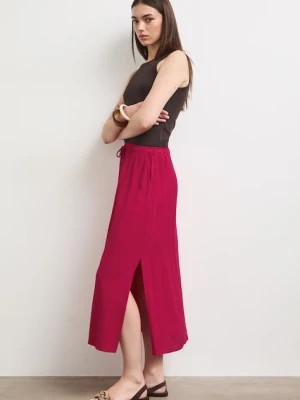 Medicine spódnica trapezowa z wiskozą