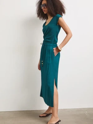 Medicine spódnica trapezowa z wiskozą