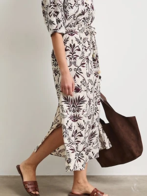 Medicine spódnica trapezowa z wiskozą