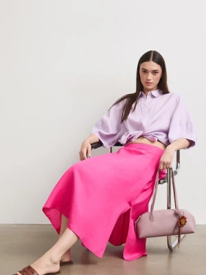 Medicine spódnica z lnem