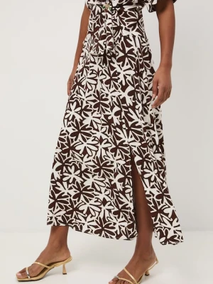 Medicine spódnica z rozcięciem z wiskozy