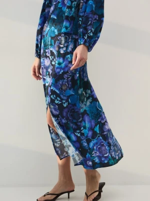 Medicine spódnica z rozcięciem z wiskozy