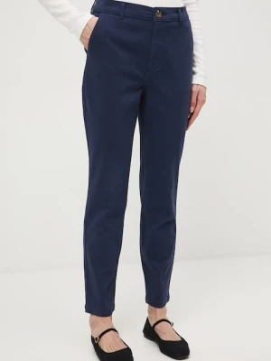 Medicine spodnie chinos damskie bawełniane z elastanem