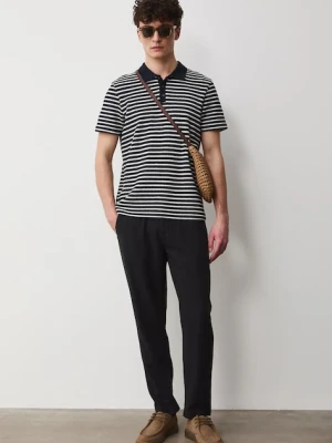 Medicine spodnie chinos męskie z lnem