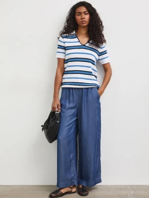 Medicine spodnie culottes damskie z lyocellu