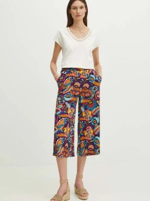 Medicine spodnie damskie fason culottes high waist