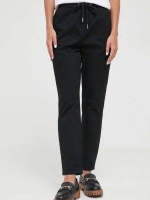 Zdjęcie produktu Medicine spodnie damskie kolor czarny fason chinos medium waist