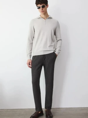 Medicine spodnie dresowe kolor szary wzorzyste