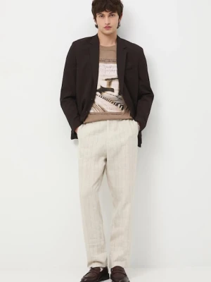 Medicine spodnie lniane