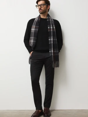 Medicine spodnie męskie kolor czarny w fasonie chinos