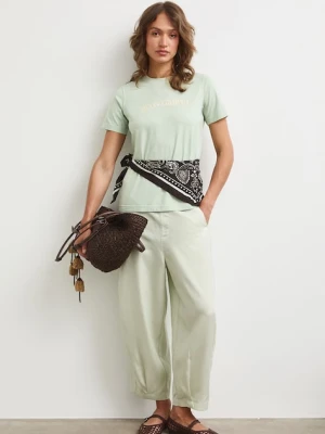 Medicine spodnie slouchy damskie z lyocellu