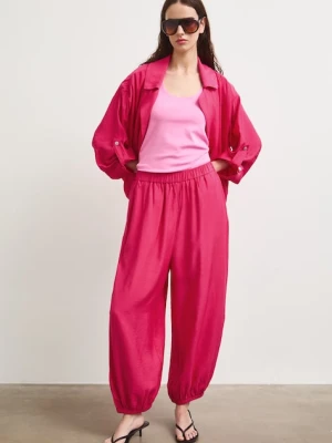 Medicine spodnie slouchy damskie z wiskozą