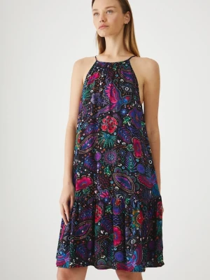 Medicine sukienka kolor czarny mini oversize