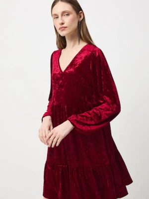 Medicine sukienka kolor czerwony mini rozkloszowana