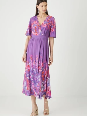 Medicine sukienka kolor multicolor maxi rozkloszowana