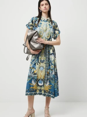 Medicine sukienka kolor multicolor midi rozkloszowana