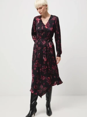 Medicine sukienka kolor multicolor midi rozkloszowana