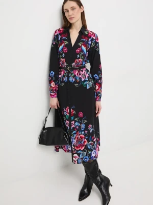 Medicine sukienka kolor multicolor midi rozkloszowana