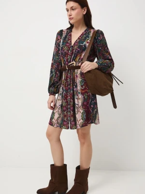 Medicine sukienka kolor multicolor midi rozkloszowana