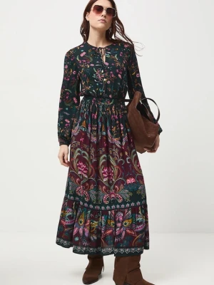 Medicine sukienka kolor multicolor midi rozkloszowana