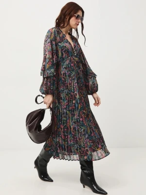 Medicine sukienka kolor multicolor midi rozkloszowana