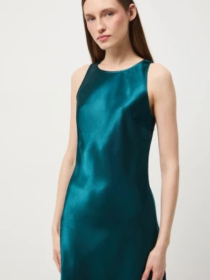 Medicine sukienka damska kolor zielony midi rozkloszowana