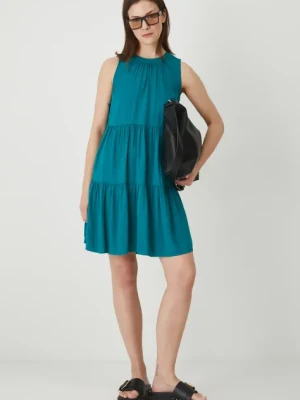 Medicine sukienka kolor zielony mini oversize