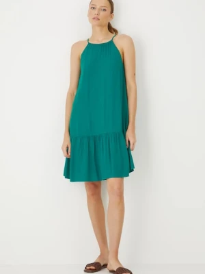 Medicine sukienka kolor zielony mini oversize