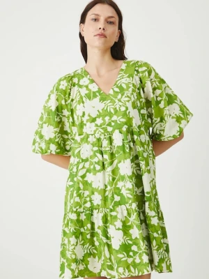 Medicine sukienka kolor zielony mini oversize