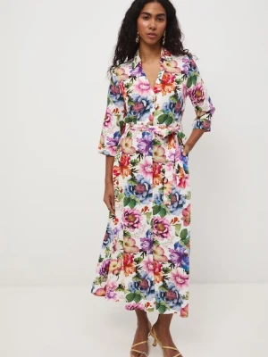 Medicine sukienka koszulowa z wiskozy