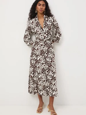 Medicine sukienka koszulowa z wiskozy