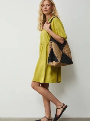 Medicine sukienka oversize z lnem