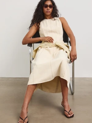 Medicine sukienka rozkloszowana jeansowa