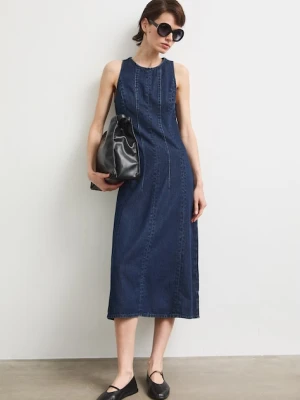 Medicine sukienka rozkloszowana jeansowa