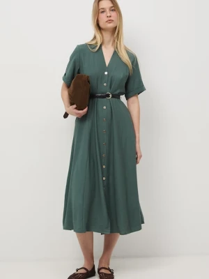 Medicine sukienka rozkloszowana z wiskozą