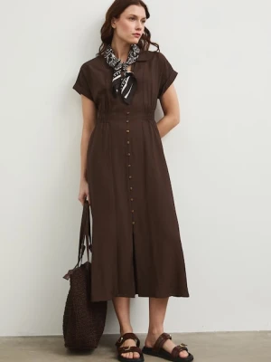 Medicine sukienka rozkloszowana z wiskozą