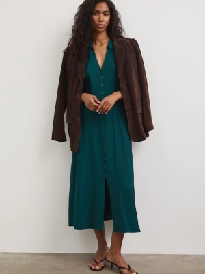 Medicine sukienka rozkloszowana z wiskozą