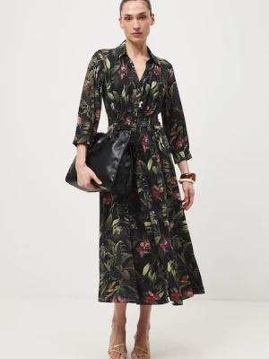 Medicine sukienka rozkloszowana z wiskozy