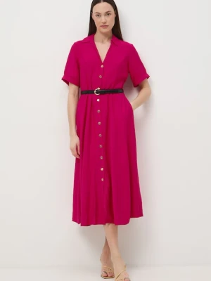 Medicine sukienka rozkloszowana z wiskozy