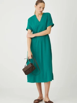 Medicine sukienka z domieszką lnu