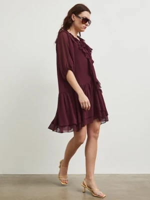 Medicine sukienka z falbankami